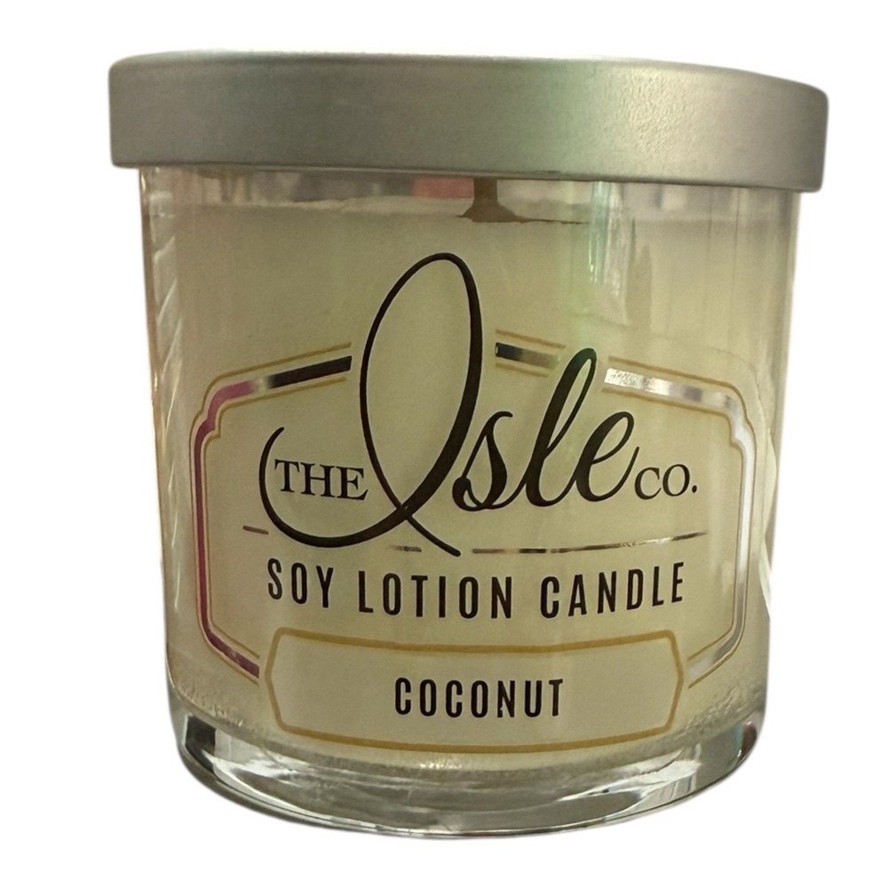 The Isle Co Soy Lotion CANDLE Single Wick CandleMakers Blend Moisturizer Coconut